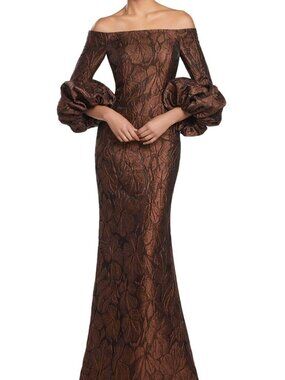 NWT Alexander by Daymor 2054F24 Mother of the Bride Gown Copper Size 18